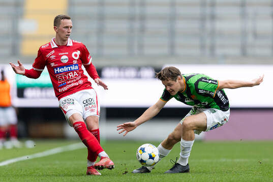 Degerfors Erik Lindell och GAIS Axel Henriksson