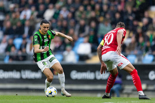 GAIS Amin Boudri och Degerfors Bernardo Gil Coutinho Morgado