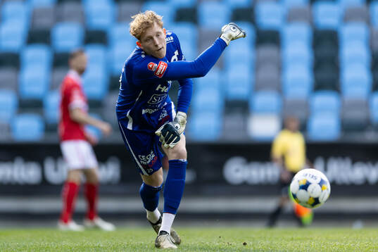 Degerfors målvakt Rasmus Forsell