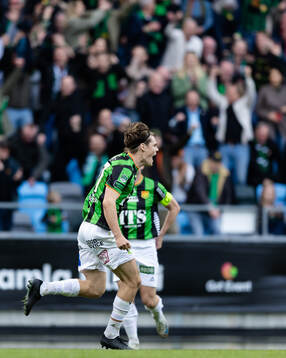 GAIS Axel Henriksson jublar