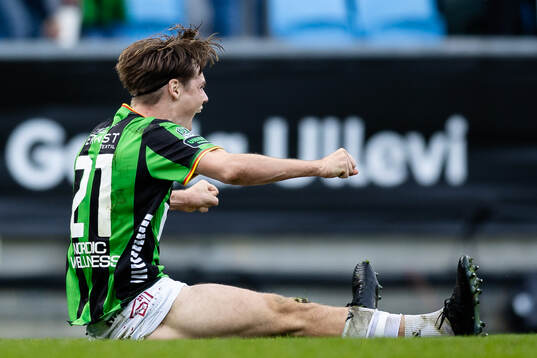 GAIS Axel Henriksson jublar