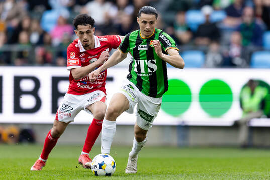 Degerfors Elias Barsoum och GAIS Amin Boudri