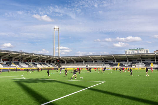 Inför fotbollsmatchen i Damallsvenskan mellan Häcken och