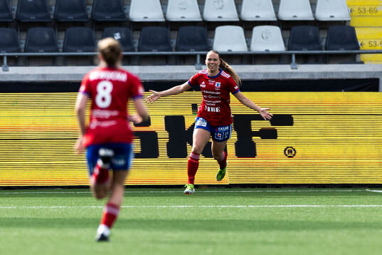 Vittsjös Hanna Ekengren jublar