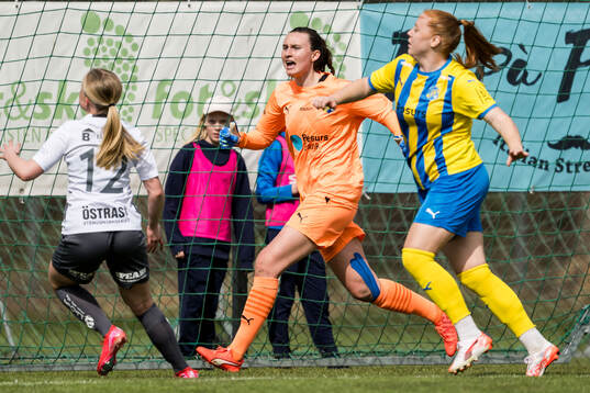Eskilsminnes målvakt Linnéa Hagberg