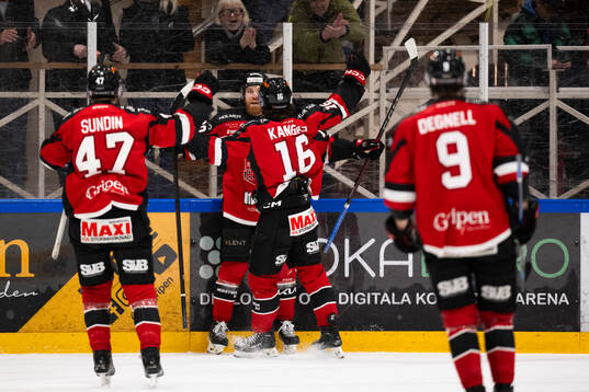 Hudiksvalls Henrik Olsén jublar