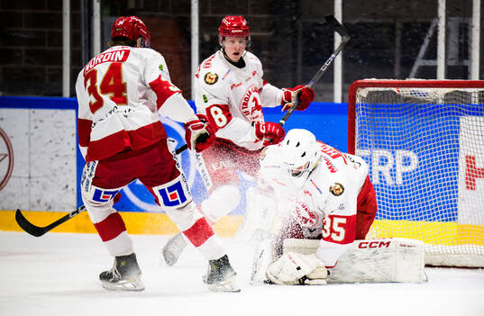 Troja/Ljungbys målvakt Vilgot Holm
