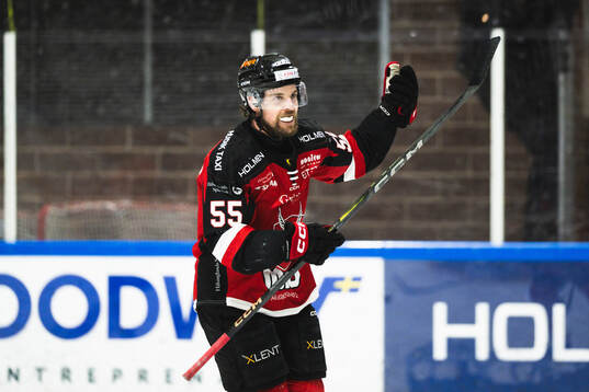 Hudiksvalls Sebastian Walfridsson jublar