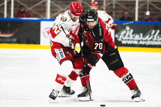 Troja-Ljungbys Filip Lennström och Hudiksvalls Henrik