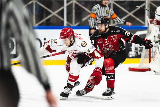 Troja-Ljungbys Calle Wäng och Hudiksvalls Adam Byström