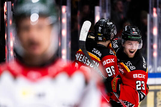 Luleås Pontus Andreasson jublar