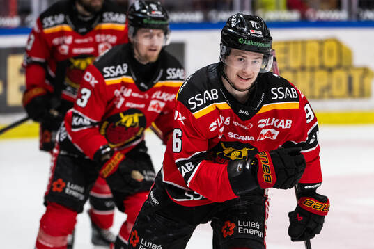 Luleås Pontus Andreasson jublar