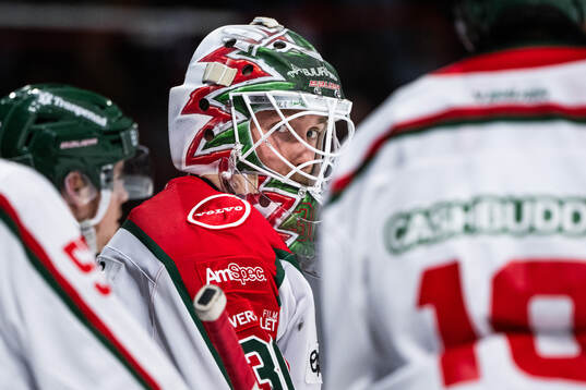 Frölundas målvakt Tobias Normann