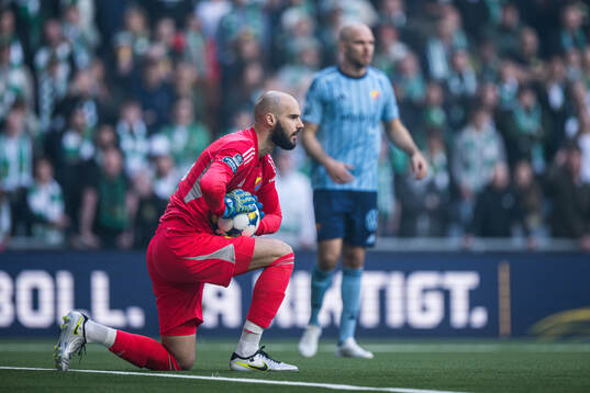 Djurgårdens målvakt Filip Manojlovic