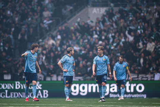 Djurgårdens spelare deppar