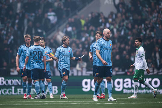 Djurgårdens spelare deppar