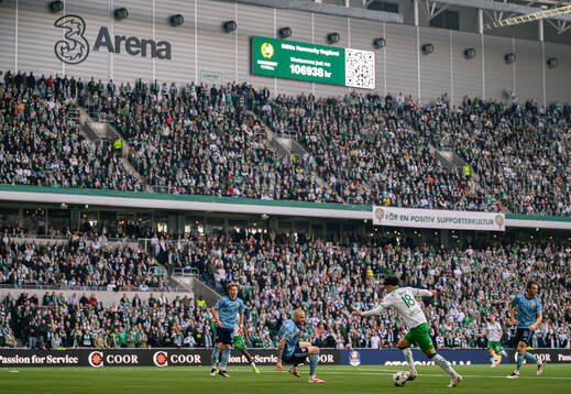 Hammarbys Sebastian Tounekti och Djurgårdens Adam Ståhl