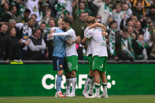 Hammarbys Markus Karlsson jublar