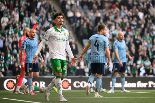 Hammarbys Sebastian Tounekti deppar