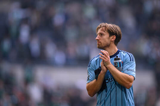 Djurgårdens Daniel Stensson deppar