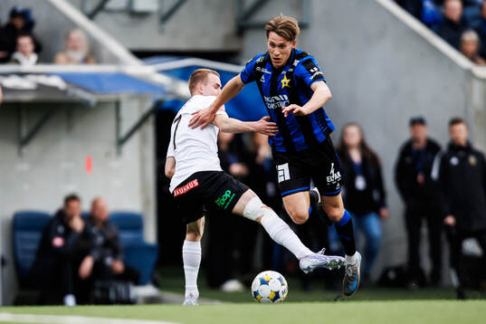 Brommapojkarnas Victor Lind och Sirius Marcus Lindberg