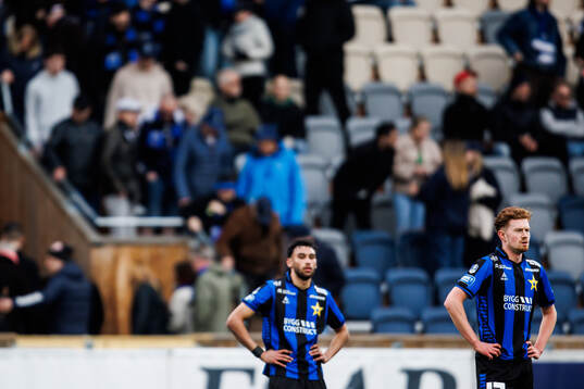Sirius Joakim Persson och August Ljungberg deppar
