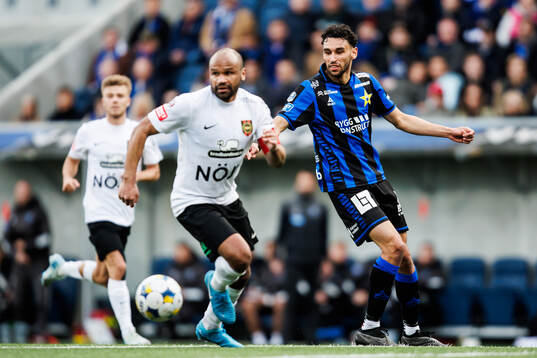 Brommapojkarnas Serge-Junior Martinsson Ngouali och Sirius
