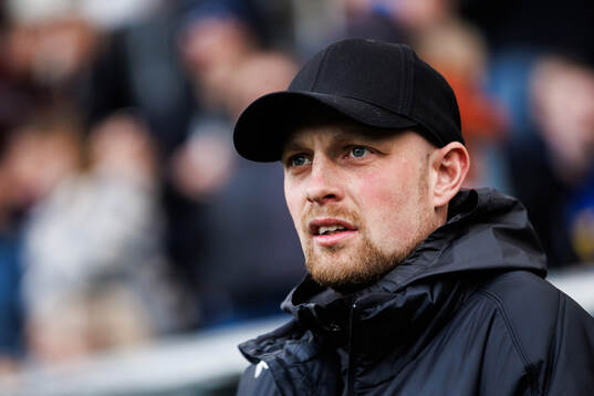 Brommapojkarnas tränare Fredrik Landén