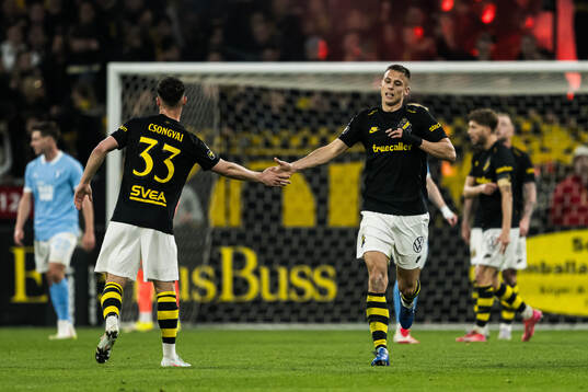 AIKs Áron Csongvai och Filip Benkovic