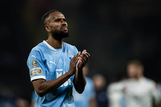 Malmö FFs Isaac Kiese Thelin deppar