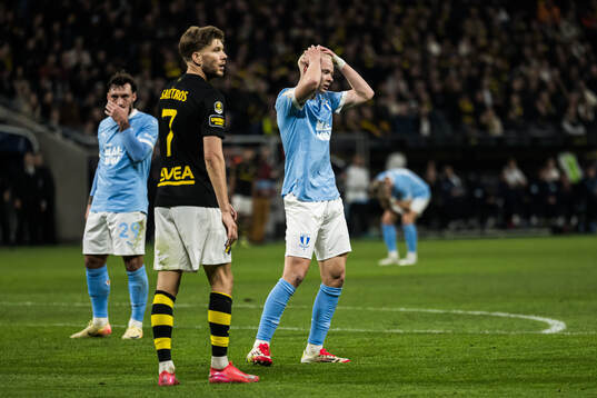 Malmö FFs Otto Rosengren deppar