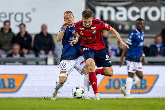 Halmstads Joel Allansson och Östers Matias Tamminen