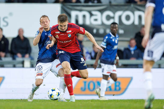Halmstads Joel Allansson och Östers Matias Tamminen