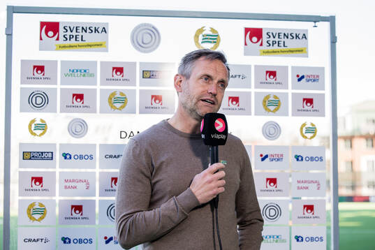 Hammarbys tränare Martin Sjögren