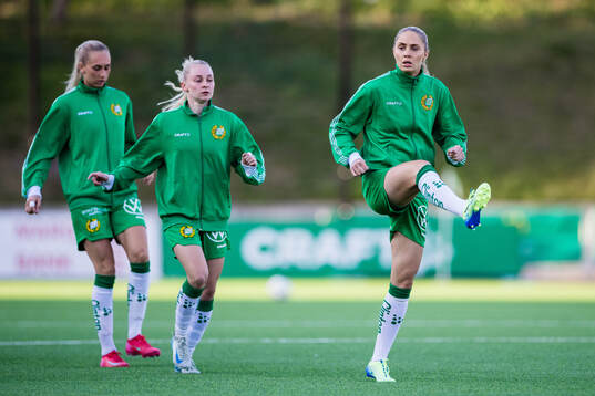 Hammarbys Ellen Wangerheim, Emilie Joramo och Alice Carlsson