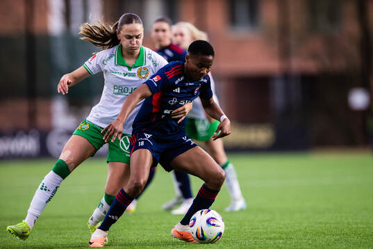 Hammarbys Vilde Hasund och Rosengårds Halimatu Ayinde