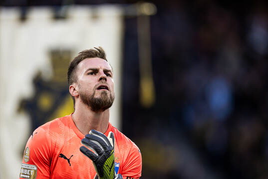 Malmö FFs målvakt Ricardo Friedrich vid lineup