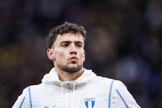 Malmö FFs Colin Rösler vid lineup