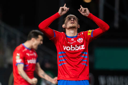 Helsingborgs Ervin Gigovic jublar