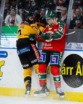 Luleås Frederic Allard och Frölundas Nicklas Lasu