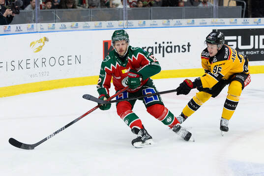 Frölundas Max Friberg och Luleås Pontus Andreasson