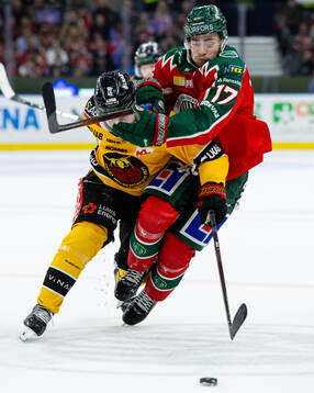 Luleås Einar Emanuelsson och Frölundas Isac Born