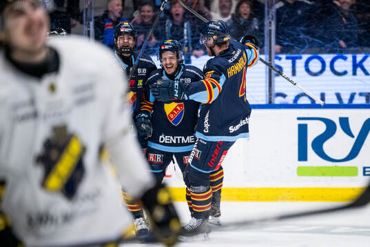 Djurgårdens Tyler Kelleher jublar