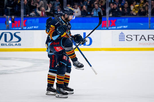 Djurgårdens Marcus Krüger jublar