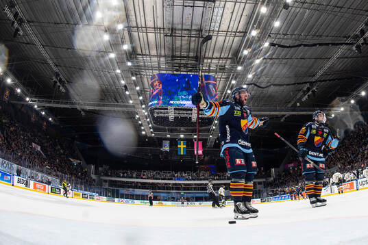 under match ett i hockeyallsvenska finalen mellan