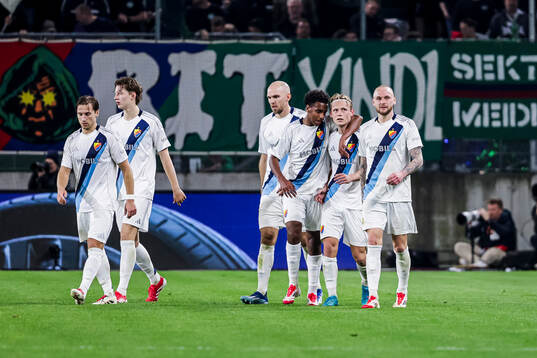 Tobias Gulliksen of Djurgården celebrates