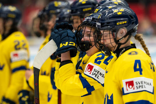 Ebba Hedqvist of Sweden looks dejected
