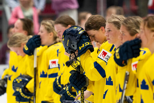 Ida Karlsson of Sweden looks dejected