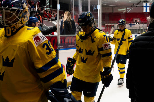 Anna Kjellbin of Sweden looks dejected
