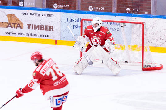 Troja/Ljungbys målvakt Vilgot Holm